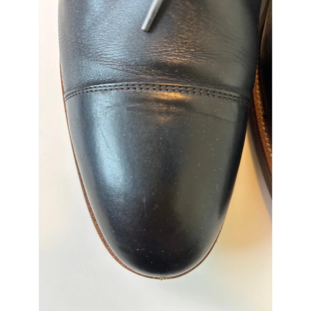 Florsheim Ruvo Cap Ox Black Mens 11 M Leather Cap Toe Oxford Dress Shoes 13384NR